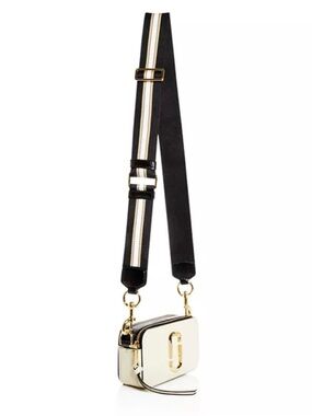 Marc Jacobs New Cloud/Gold Snapshot Camera Crossbody with Gold Hardware